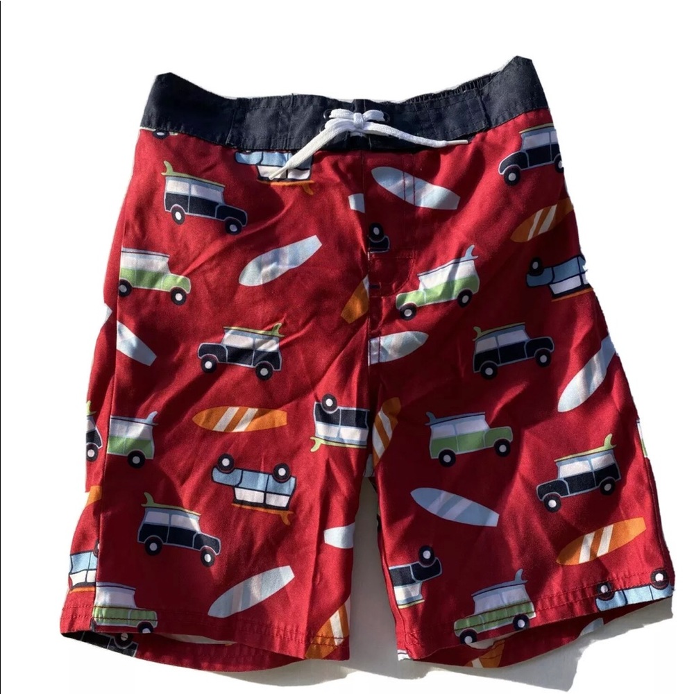 💝 Surfboard Cars SWIM TRUNKS SHORTS Size 3T EUC